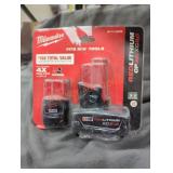 Milwaukee M12 cp 3 ah battery and xc 6 ah battery