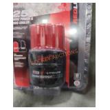 Milwaukee M12 cp 2.5 ah high output battery