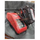 Milwaukee M18 xc 5 ah battery and charger