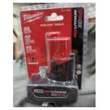 Milwaukee M12 xc 6 ah battery