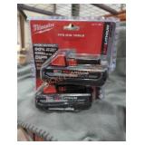 2 Milwaukee M18 cp 3 ah batteries