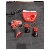 Milwaukee M12 1/4" Hex Hydraulic Driver Kit