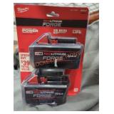 2 Milwaukee M18 xc 6 ah forge batteries