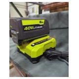 Ryobi 40v 6 ah battery and charger