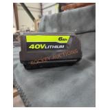 Ryobi 40v 6 ah battery