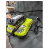 Ryobi 18v 2 ah battery and charger