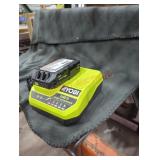 Ryobi 18v 1.5 ah battery and charger