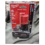 Milwaukee M12 xc 6 ah battery