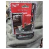 Milwaukee M12 xc 5 ah battery