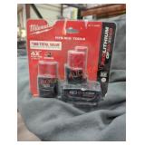 Milwaukee M12 cp 3 ah and x. 6 ah battery