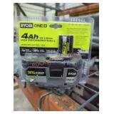 Ryobi high performance 18v 4 ah battery