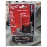 Milwaukee M12 xc 6 ah battery