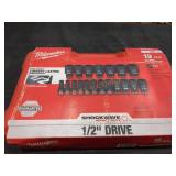 Milwaukee 19pc. 1/2" Drive Impact Socket Kit