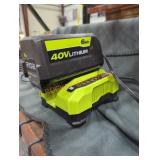 Ryobi 40v 6 ah battery and charger