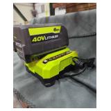 Ryobi 40v 6 ah battery and charger
