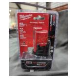Milwaukee M12 xc 6 ah battery