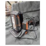 Ridgid 18v 2 ah battery and charger