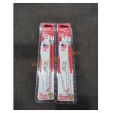 (2) Milwaukee 5PK 6" 5TPI Sawzall Blades