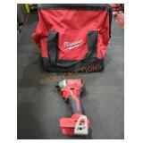 Milwaukee M18 1/4" Impact Driver + Tool Bag