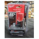 Milwaukee M12 xc 5 ah battery