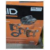 RIDGID 6 GAL Air Compressor 3 Tool combo