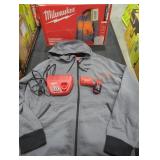Milwaukee M12 Heated Hoodie Kit, 2X Gray