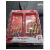 Milwaukee 23 PC titanium drill bit set