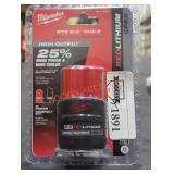 Milwaukee M12 CP2.5 Battery