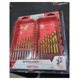 Milwaukee 23 PC titanium drill bit set