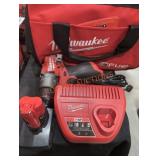 Milwaukee M12 Drill, battery, charger