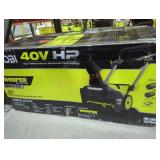 Ryobi 40v 21" cordless snow blower kit