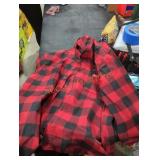 Milwaukee XL red flannel shirt