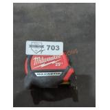 Milwaukee 25ft Magnetic Tape Measure