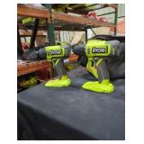 Ryobi 18v 2 tool set
