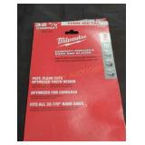 Milwaukee Compact Portable Band Saw Blades