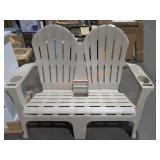 Pick up in Milton, Plastic Adirondack Loveseat