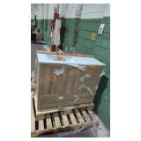 42in Wooden Marble Top Vanity