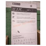 Pick up in Milton, Delta 32" x 32" Shower Wall Set