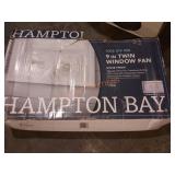 Pick up in Milton, Hampton Bay 9" Twin Window Fan