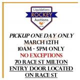 PICKUP INFORMATION - VERY IMPORTANT