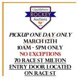 PICKUP INFORMATION - VERY IMPORTANT