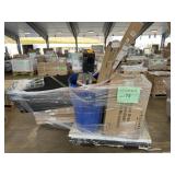 Shelving, DeWalt SawHorses, Microwave, Closet Kit