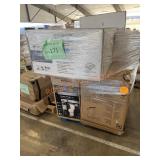 Bathtub, Toilet, Cabinets, Xmas Tree, 60 in