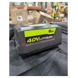 Ryobi 40v 6 ah battery