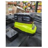 Ryobi 18v 4 ah battery and charger