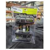 2 Ryobi 18v lithium high performance 6 ah