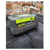 Ryobi 40v 8 ah battery