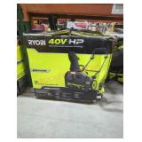 Ryobi 40v brushless 18" cordless snow blower kit
