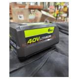 Ryobi 40v 6 ah battery