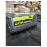 Ryobi 40v 8 ah battery
